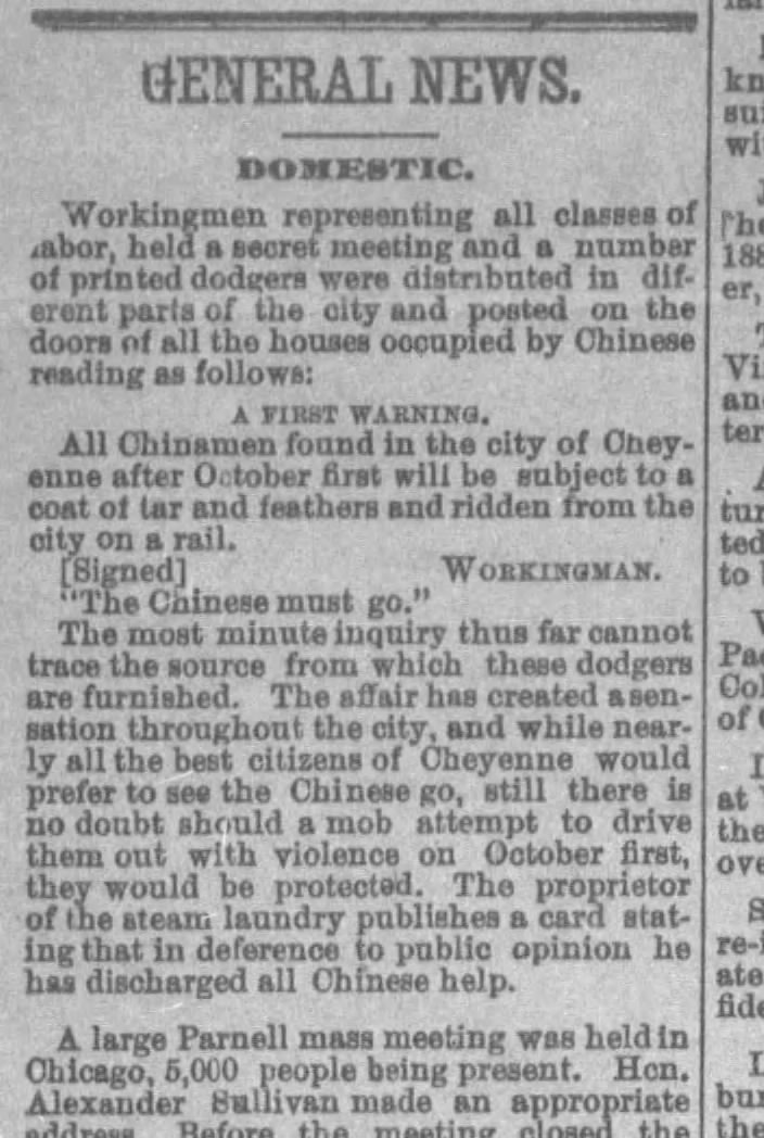 Newspaper article thumbnail: General News from The Nortonville News, 1885-10-09