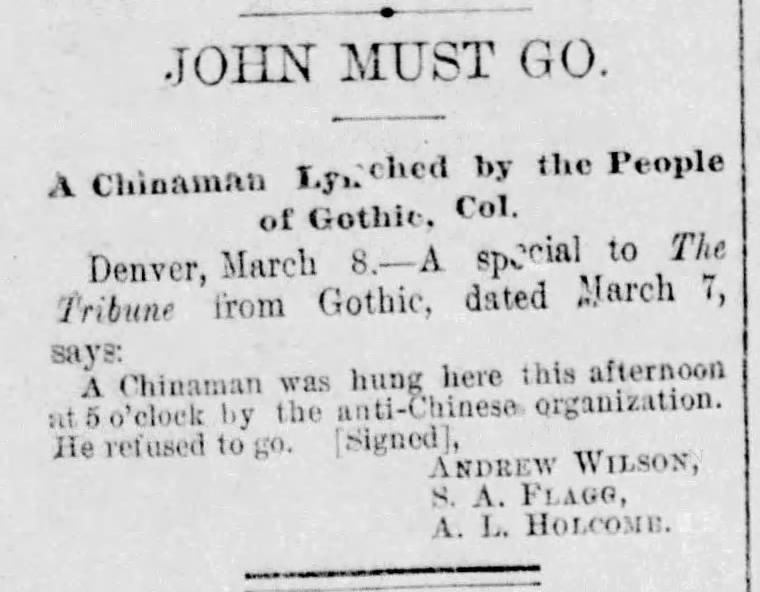 Newspaper article thumbnail: John Must Go from The Kansas City Star, 1881-03-08